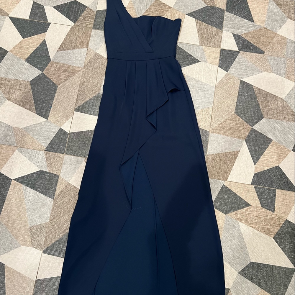 Beautiful navy blue BCBG gown size 2, worn once